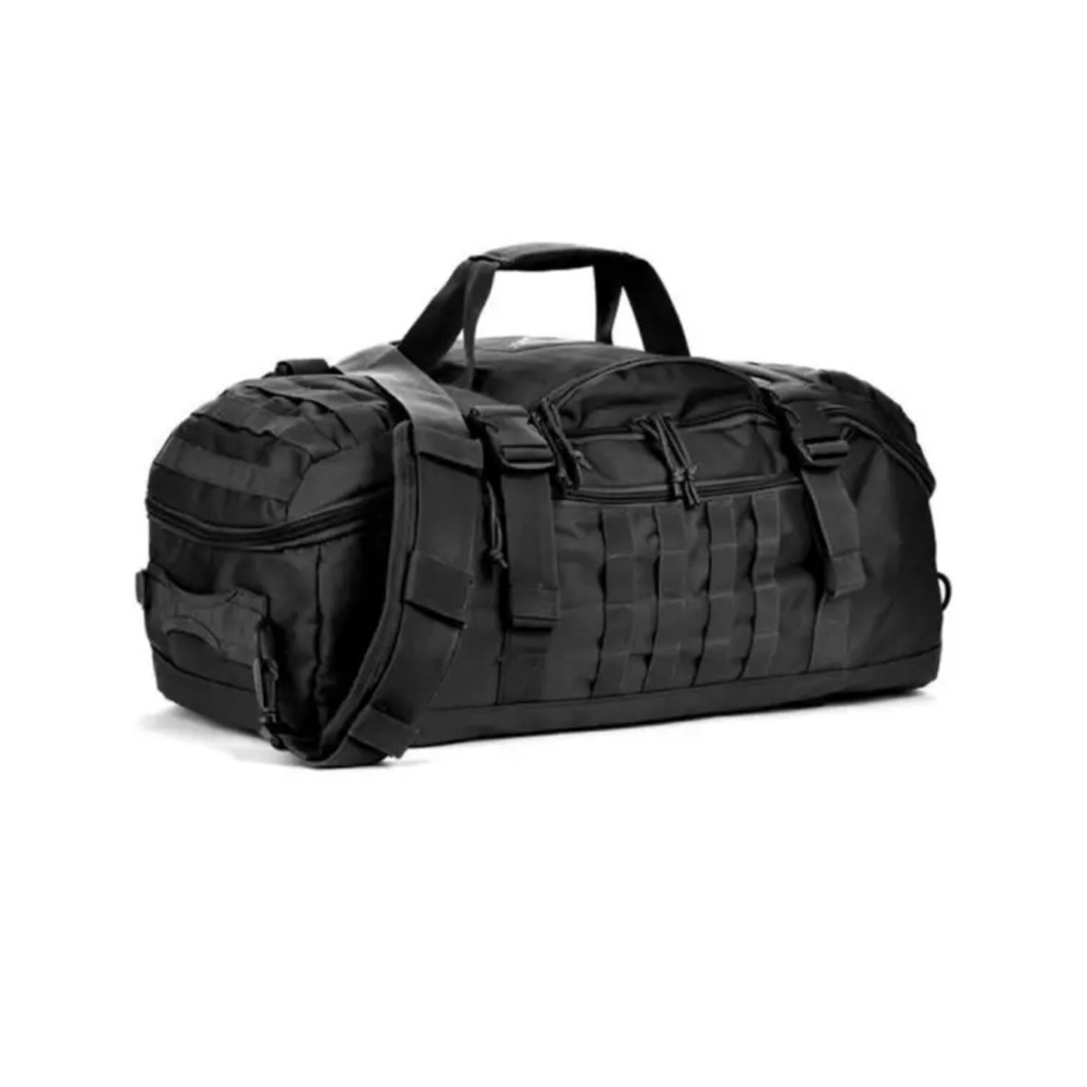 Black Tactical Duffel Bag